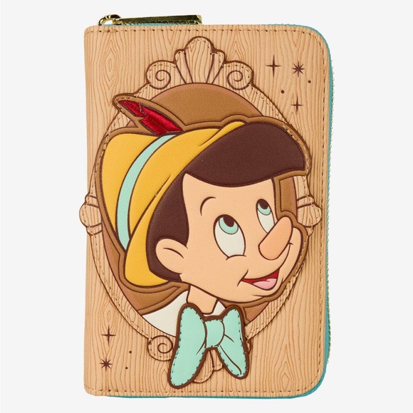 Loungefly Disney Pinocchio Wood Frame Wallet - Picture 1 of 7